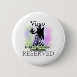 Badge Rond 5 Cm Vierge au sujet de vous