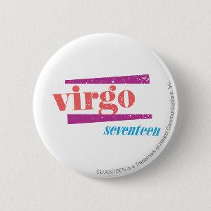 Badge Rond 5 Cm Vierge LtPink