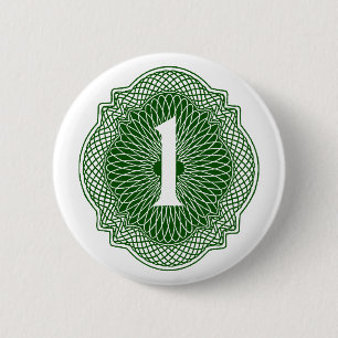 Badge Rond 5 Cm Vieux argent