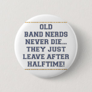 Badge Rond 5 Cm Vieux ballots de bande
