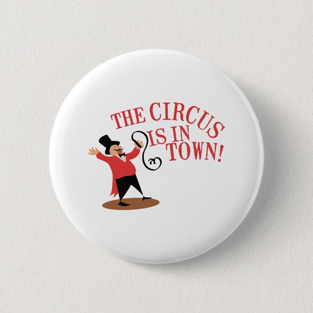 Badge Rond 5 Cm Ville de chef de piste (Devant)