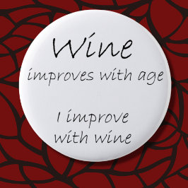 Badge Rond 5 Cm Vin amusant citations boutons de plaisanterie cade