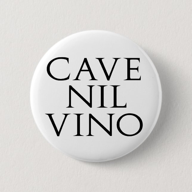 Badge Rond 5 Cm Vin de zéro de caverne (Devant)