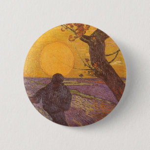 Badge Rond 5 Cm Vincent van Gogh - Le Semeur