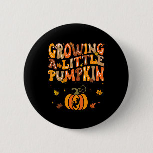 Badge Rond 5 Cm Vintage Cultiver Un Peu Citrouille Thanksgiving Pr