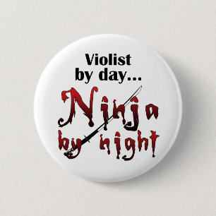 Badge Rond 5 Cm Viola Ninja