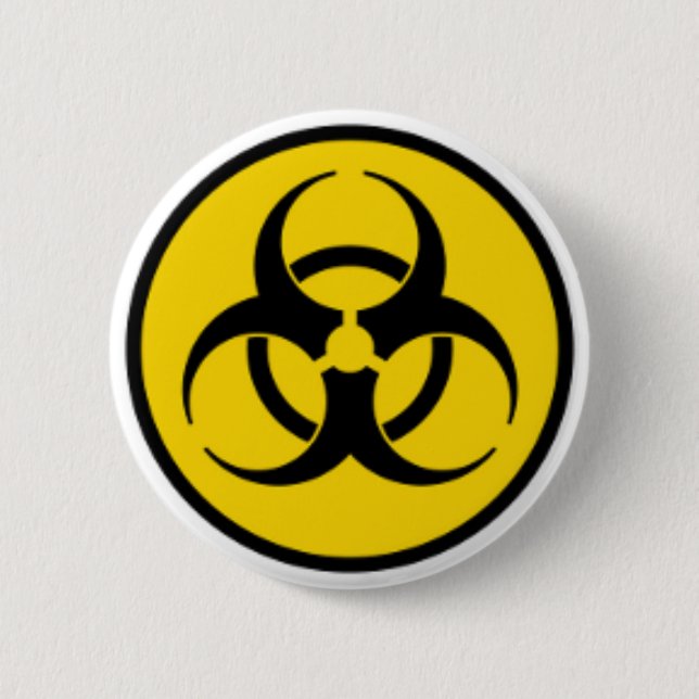 Badge Rond 5 Cm Violation de la sécurité (Devant)