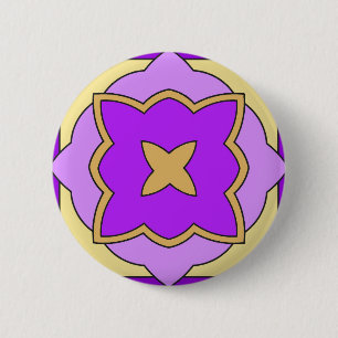 Badge Rond 5 Cm Violet et Lilac