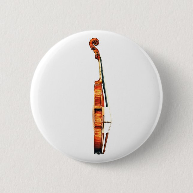 Badge Rond 5 Cm Violon (Devant)
