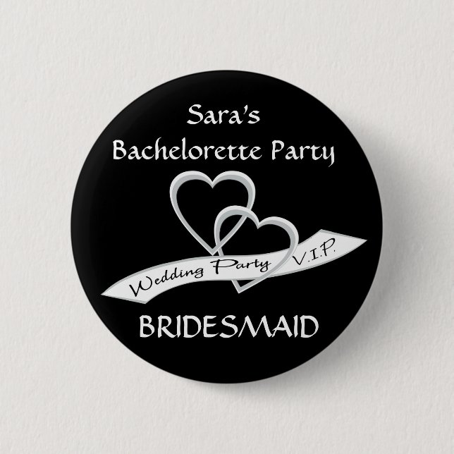 Badge Rond 5 Cm VIP du mariage (Devant)