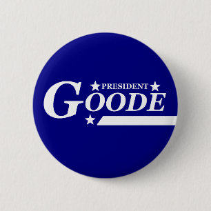 Badge Rond 5 Cm Virgil Goode pour le Président Button