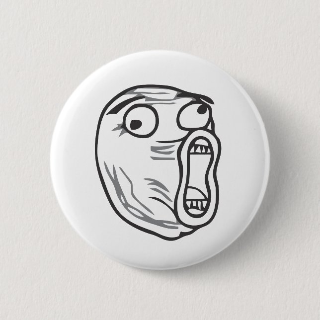 Badge Rond 5 Cm Visage de LOL (Devant)