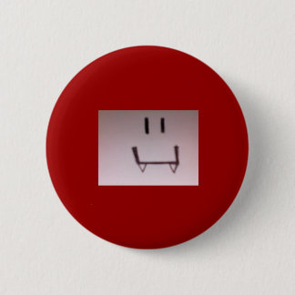 Badge Rond 5 Cm visage de vampire