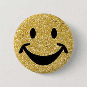 Badge Rond 5 Cm Visage drôle + votre dos. & idées