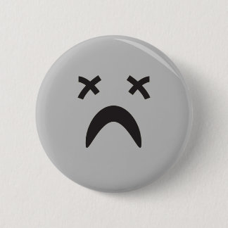 Badge Rond 5 Cm visage goth emo