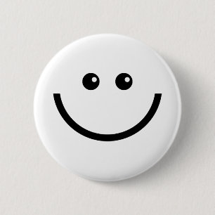 Badge Rond 5 Cm Visage heureux