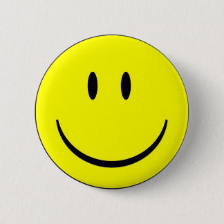 Badge Rond 5 Cm Visage heureux