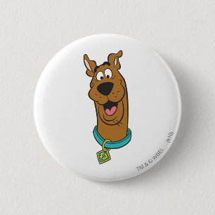 Badge Rond 5 Cm Visage souriant Scooby-Doo