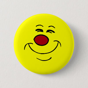 Badge Rond 5 Cm Visage suffisant Grumpey