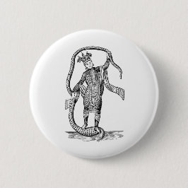 Badge Rond 5 Cm Vishnu dans le 8ème avatar