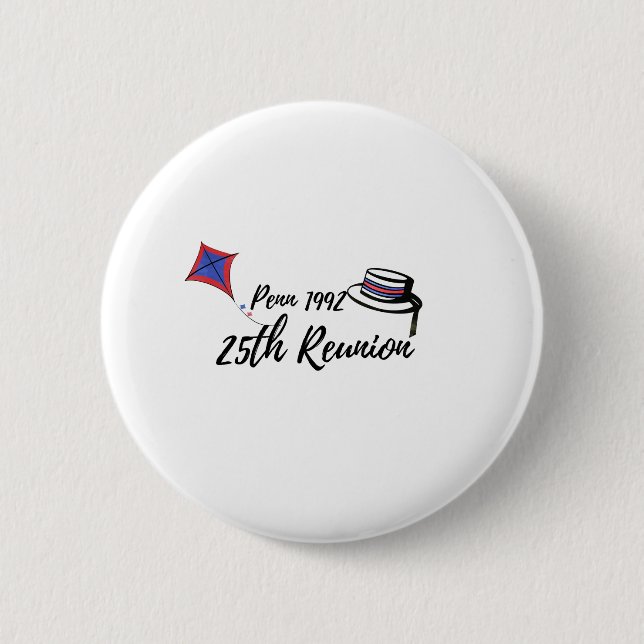 Badge Rond 5 Cm Vitesse de la Réunion de classe (Devant)