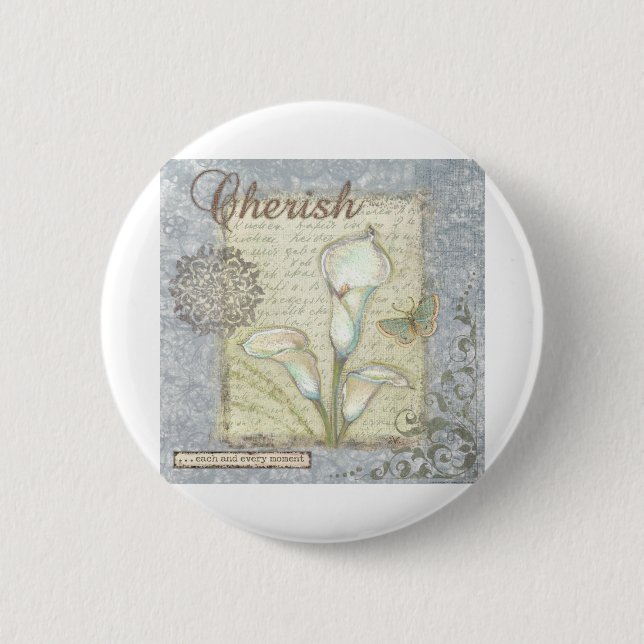 Badge Rond 5 Cm VIV21 mot 2 Cherish.tif (Devant)