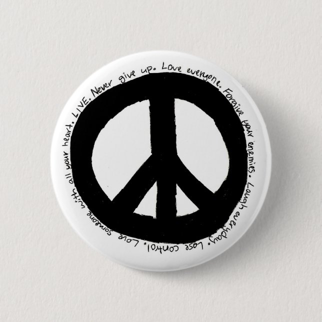 Badge Rond 5 Cm Vivant (Devant)