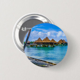 Badge Rond 5 Cm Vivre sur l'eau