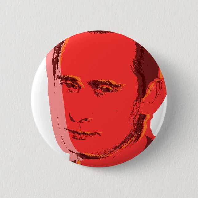 Badge Rond 5 Cm Vladimir de Poutine (Devant)