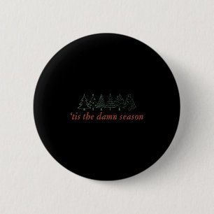 Badge Rond 5 Cm voici ma chemise de noël baseball xmas sports bo