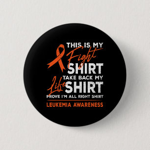 Badge Rond 5 Cm Voici Mon combat Leucémie Cancer Sensibilisation O