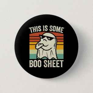 Badge Rond 5 Cm Voici Une Fiche De Boite Drôle Halloween Ghost kid
