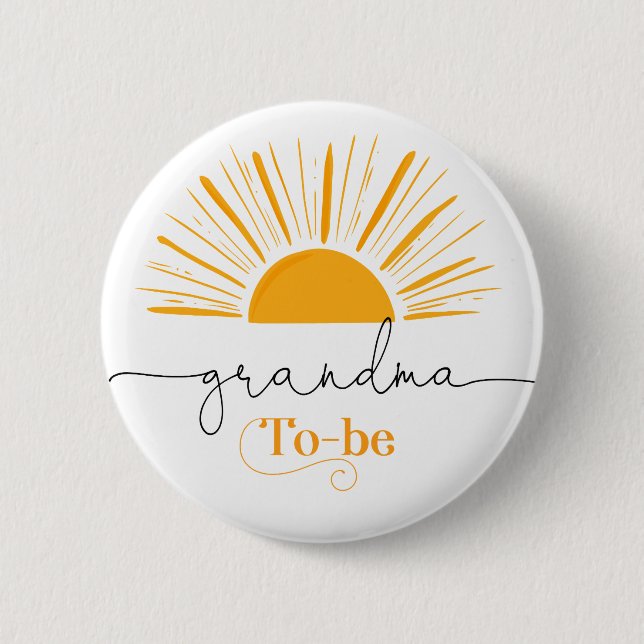 Badge Rond 5 Cm Voilà la grand-mère du soleil (Devant)