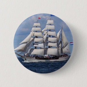Badge Rond 5 Cm voilier