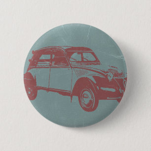 Badge Rond 5 Cm Voiture classique