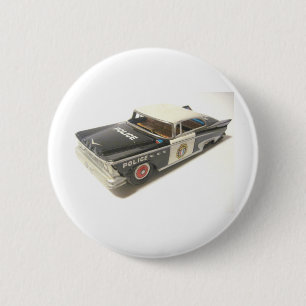 Badge Rond 5 Cm Voiture de police