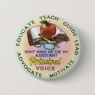Badge Rond 5 Cm Voix principale adjointe