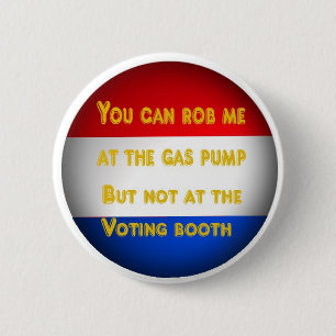 Badge Rond 5 Cm Vol de gaz