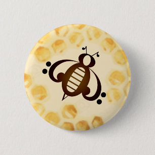 Badge Rond 5 Cm Vol de la goupille colorée de bourdon