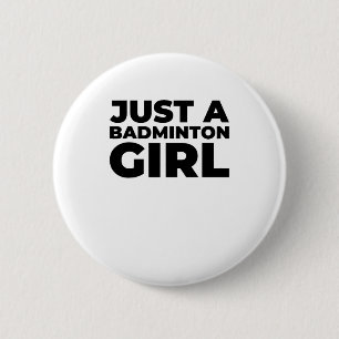 Badge Rond 5 Cm Volant de badminton Team Racket - Juste Un Badmint