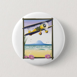 Badge Rond 5 Cm Voler haut