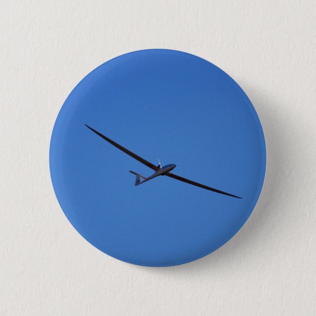 Badge Rond 5 Cm Voler haut dans le ciel (Devant)