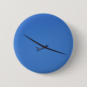 Badge Rond 5 Cm Voler haut dans le ciel
