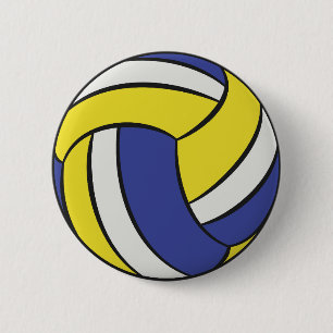 Badge Rond 5 Cm Volley-ball