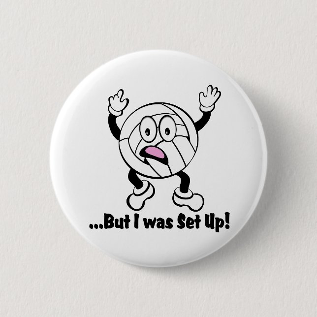 Badge Rond 5 Cm Volley Dude (Devant)