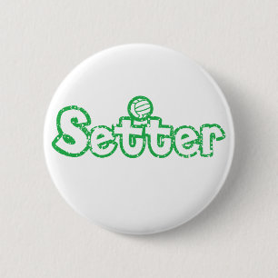 Badge Rond 5 Cm Volleyball de poseur