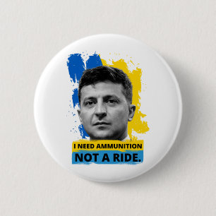Badge Rond 5 Cm Volodymyr Zelensky