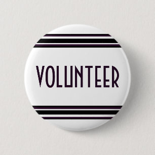 Badge Rond 5 Cm Volontaire