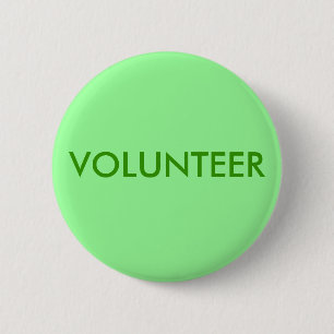 BADGE ROND 5 CM VOLONTAIRE