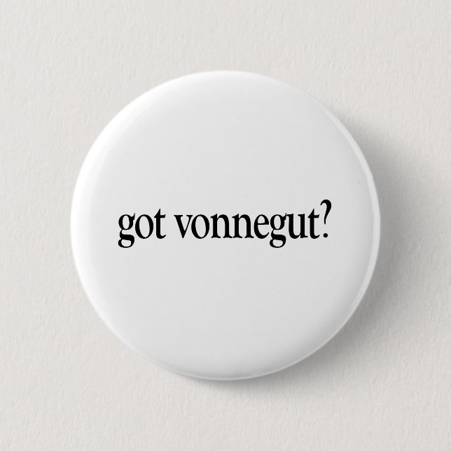 Badge Rond 5 Cm Vonnegut obtenu (Devant)